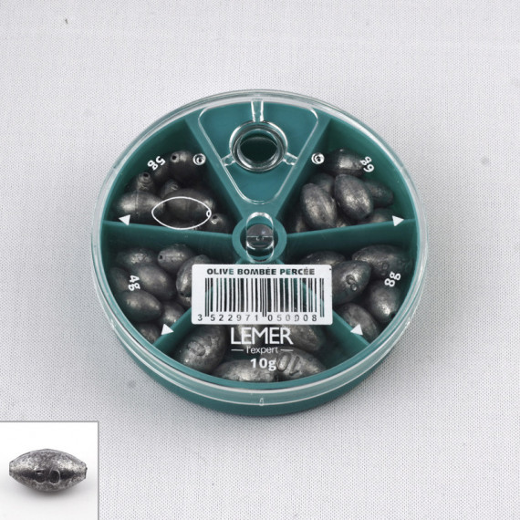 Spenderbox 5 Fächer Olive lang.gelocht Lemer 1