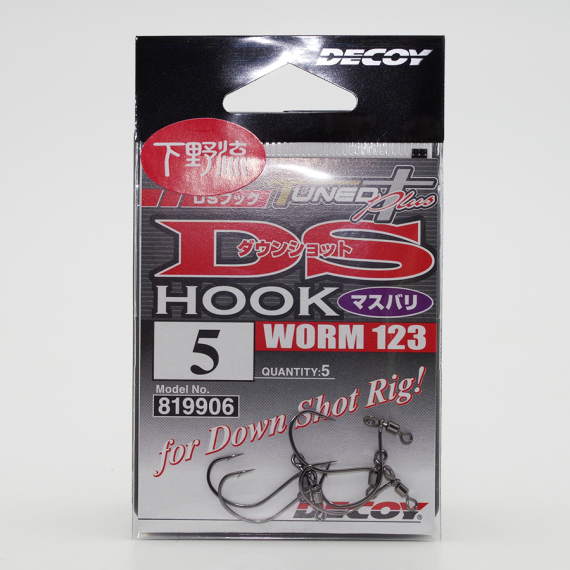 Hameçon Dropshot Worm 123 Hook Decoy par 5 2