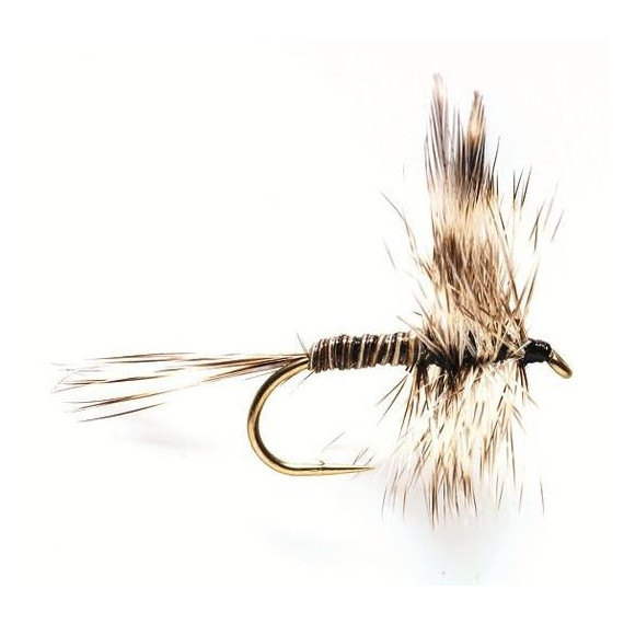 Mouche seche - winged Dry flie mosquito 1750 ham 18 Fulling Mill 1