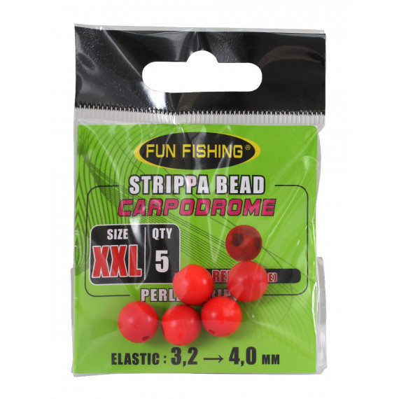 Strippa Perle rot 10mm x5 Fun fishing 1