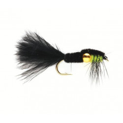 stream.-montanas and stones marabou Green 0970 ham 10 Fulling Mill fly