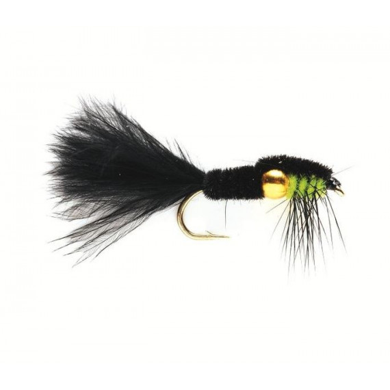 stream.-montanas and stones marabou Green 0970 ham 10 Fulling Mill fly 1