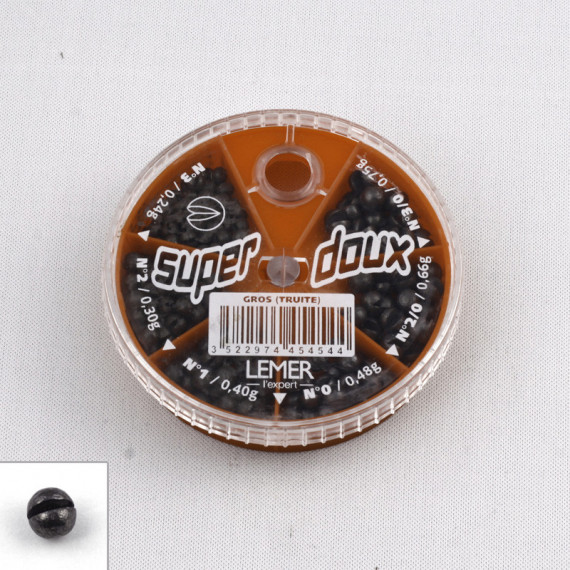 Doos 6 superzachte grote dozen (nr. 3/0 tot 3) Lemer 1