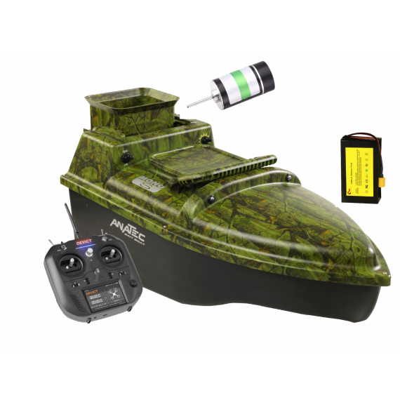 Bateau amorceur Anatec monocoque s oak batterie lithium + moteur brushless + de-sr07 1