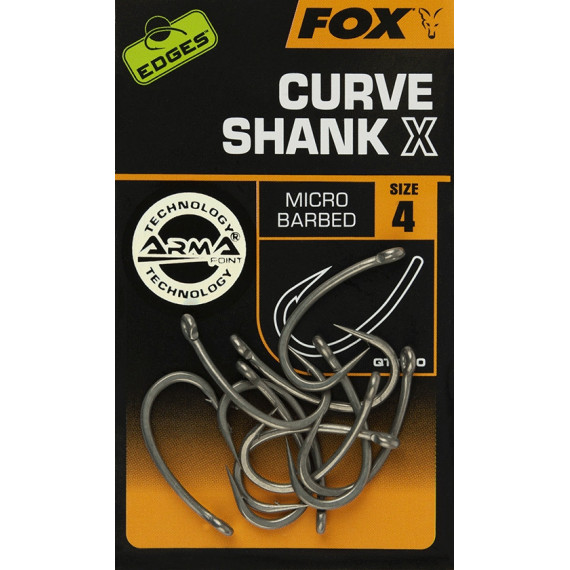 Fox curve Shank x Micro barbed hook 1