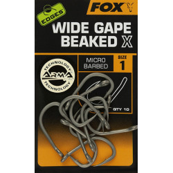Fox Wide Gape Beaked x Micro barbed hooks