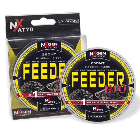 Nylon Feeder Pro 250m Colmic translúcido 1