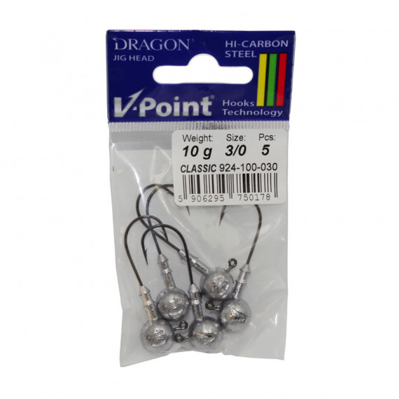 Bleikopf V-Point Classic Jig Head 10gr 5pcs Dragon 2