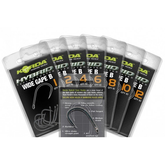 Anzuelos para carpas Wide Gape b Korda 1