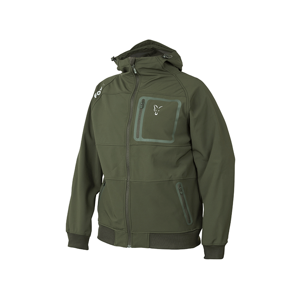 Hoody Shell Jacket Green Silver Fox Collection