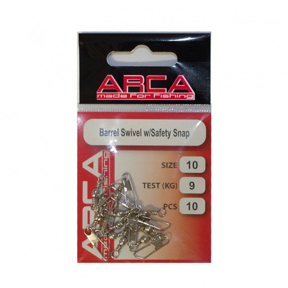 Arca Fass-Drehwirbel mit vernickelten Klammern 1