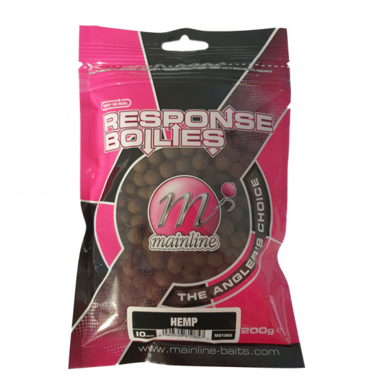 Boilies Mainline Shelf Life 10mm 200gr Hemp 1