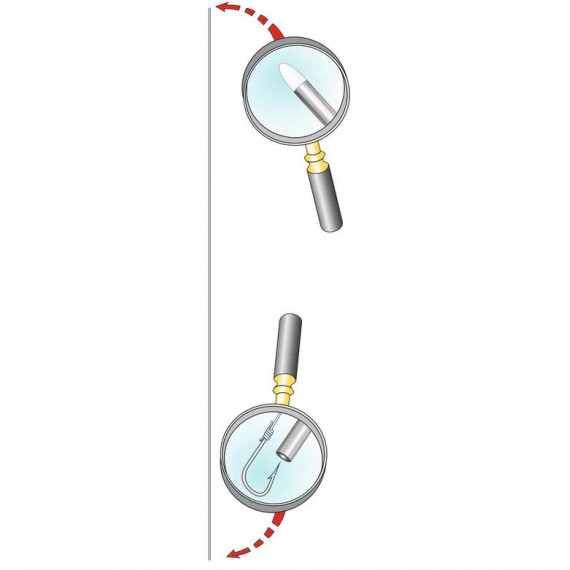 Aguja del gusano de cabeza blanca Stonfo 2