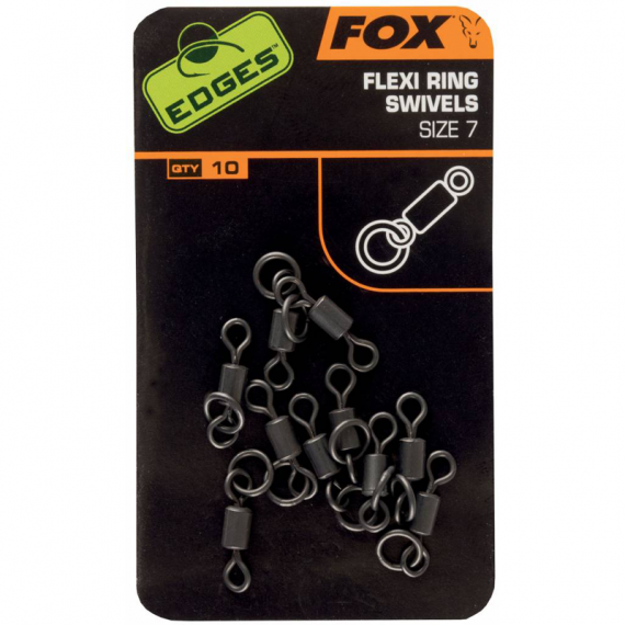 Bordes Flexi Ring Swivel x 10 Fox 1