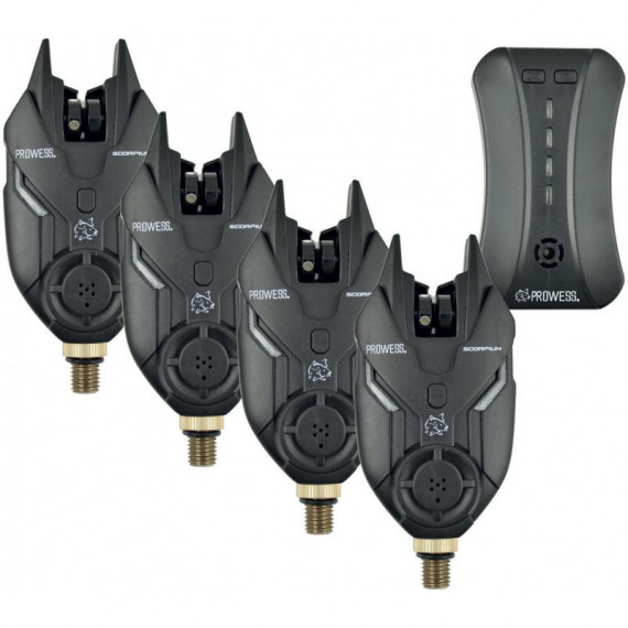 Set 4 Melder Scorpium + Zentrale 1