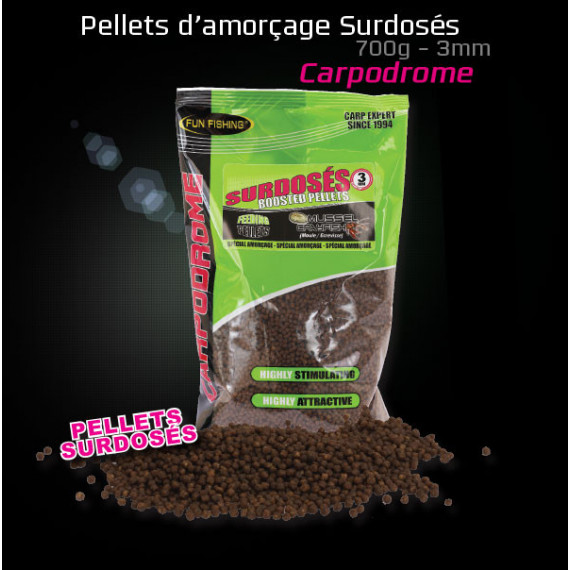 Overdose Baiting Pellets 700gr 3mm Fun Fishing 1