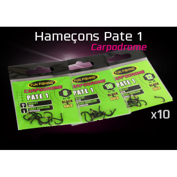Anzuelos Carpodrôme Pate 1 Fun Fishing por 10 1