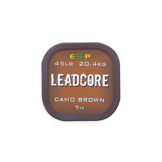 Bobine Leadcore 45lb Camo Brown 7m Esp 1