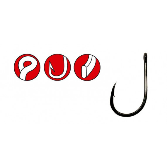 Power Carp hooks with eyelet and barb Gamakatsu 2