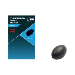 Tungsten Oval Beads 8mm Nash per 10