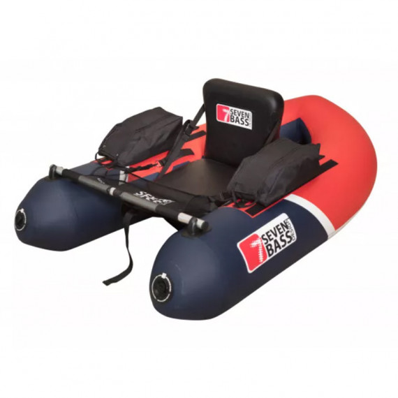 Float Tube Seven Bass Brigad Racing Blue Red 1