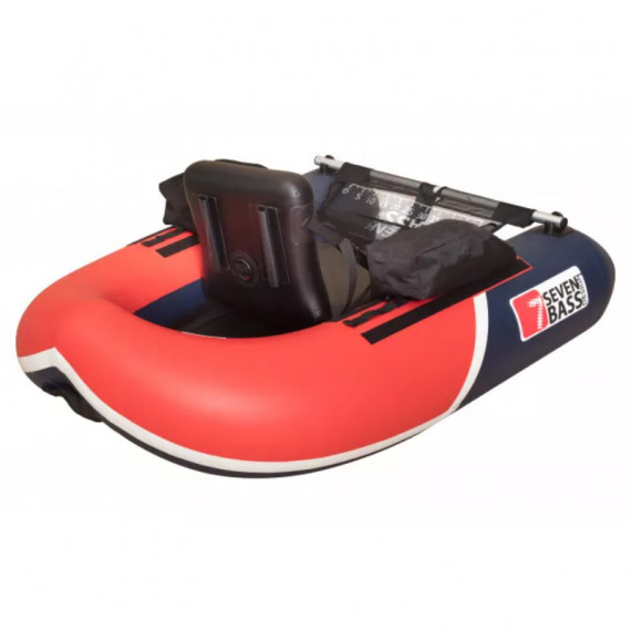 Float Tube Seven Bass Brigad Racing Blau Rot 2