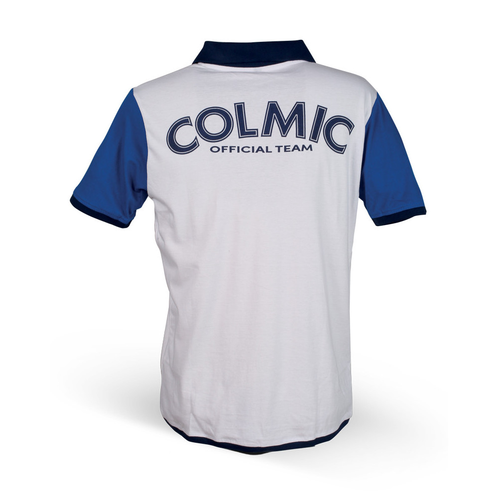 Colmic Abbigliamento Polo cotone Blu Official Team pesca New collection CASG 