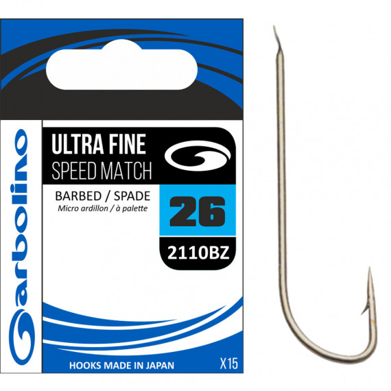 Hamecons Garbolino Ultra Fine Speed Match 2110BZ par 15 1