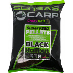 Pellet Super Feed Black Halibut 700gr Sensas