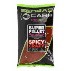 Super Pellet Grondvoer Spicy Crazy 1kg Sensas