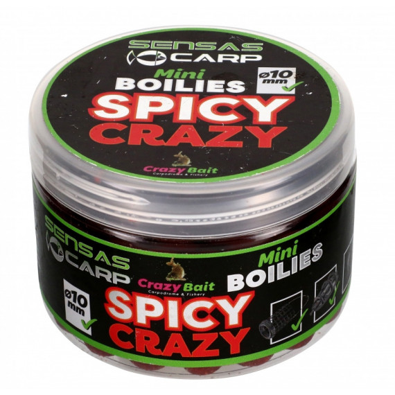 Mini Boilies Spicy Crazy 80g Sensas 1