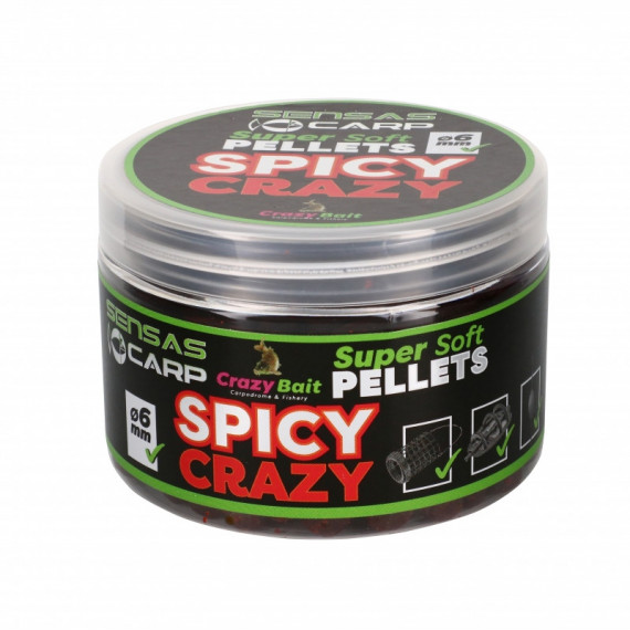 Super Soft Pellets Spicy Crazy 60g Sensas 1