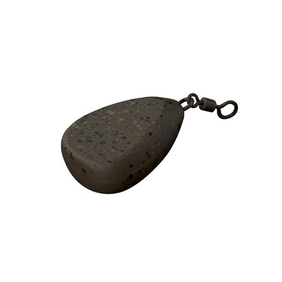 Carp Lead Flat Pear Swivel Lead Fox 1