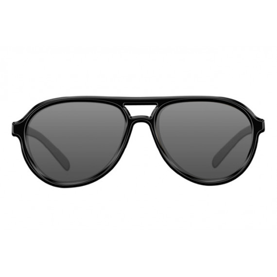 Aviator Mat Black Frame / grey lens Korda polarized glasses 1