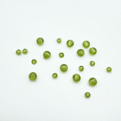 Perlas de caucho verde C-Tec