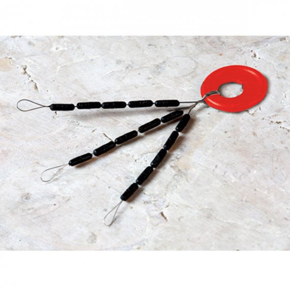 Tapón de rodillo de goma para la pesca deportiva 1