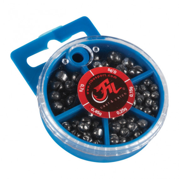 Doos lood Split Shot Filfishing 70gr 5 maten 1