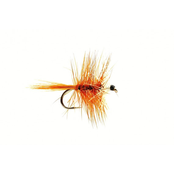 Mouche Seche Hackled Dries Bi-Visible Brown Fulling Mill 1