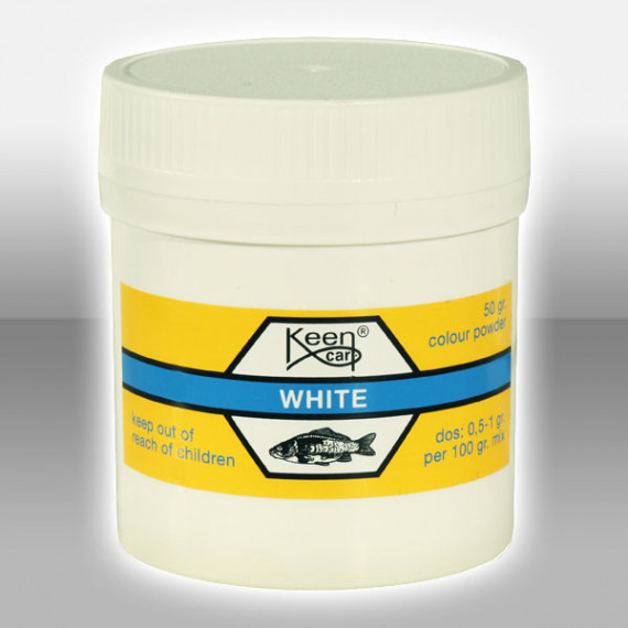 Farbstoff White 15 gr weiß Keen carp 1