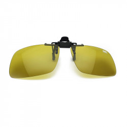 Gafas de sol con clip extra amarillas para carpas