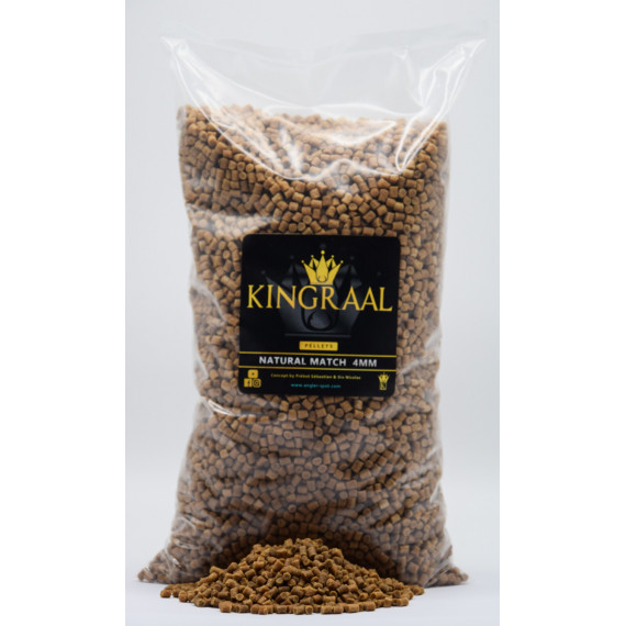 Pellet Natural Match 4 Mm 1.750Kg Kingraal 1