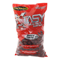 Extasy Boilies 4kg 20mm Spicy Devil Fun Fishing