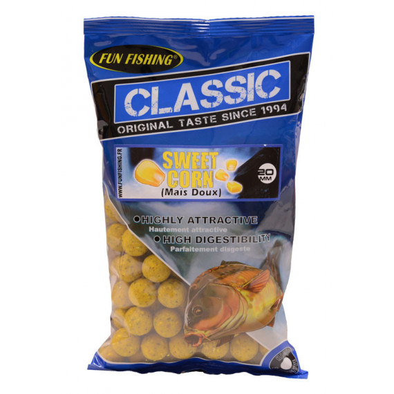 Classic Boilies 4kg 20mm But Soft Fun Fishing 1