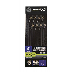 Mxc-4 X-Strong Bait Band Rigs 10Cm/4Ins Size 12 / Fox