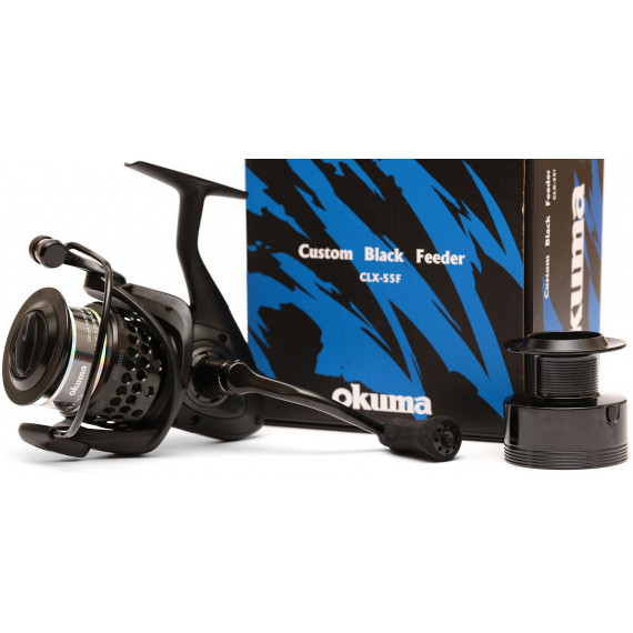 Okuma Custom Black Feeder Clxf-55fd 7+1 Alu Spare 1