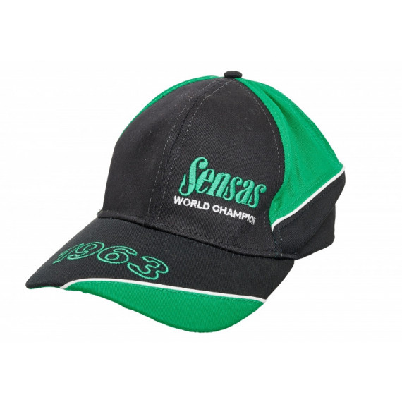 Sensas Fashion Cap Black and Green 1