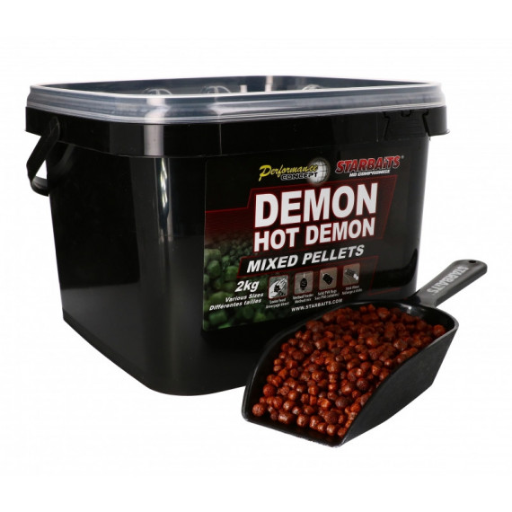 Mixed Starbaits Demon Hot Pellets 2kg 1