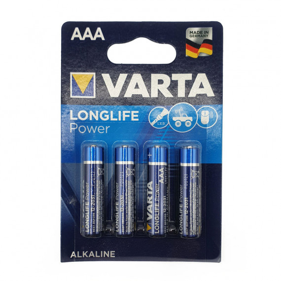 Batteries AAA 1.5v per 4 Varta 1