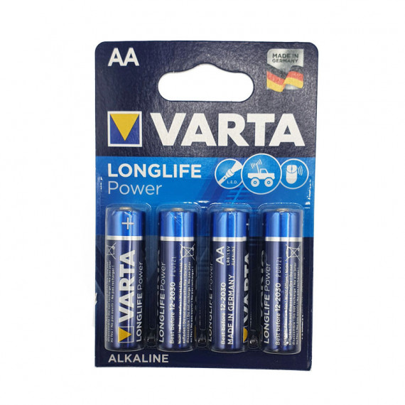 AA batteries 1.5v per 4 Varta 1