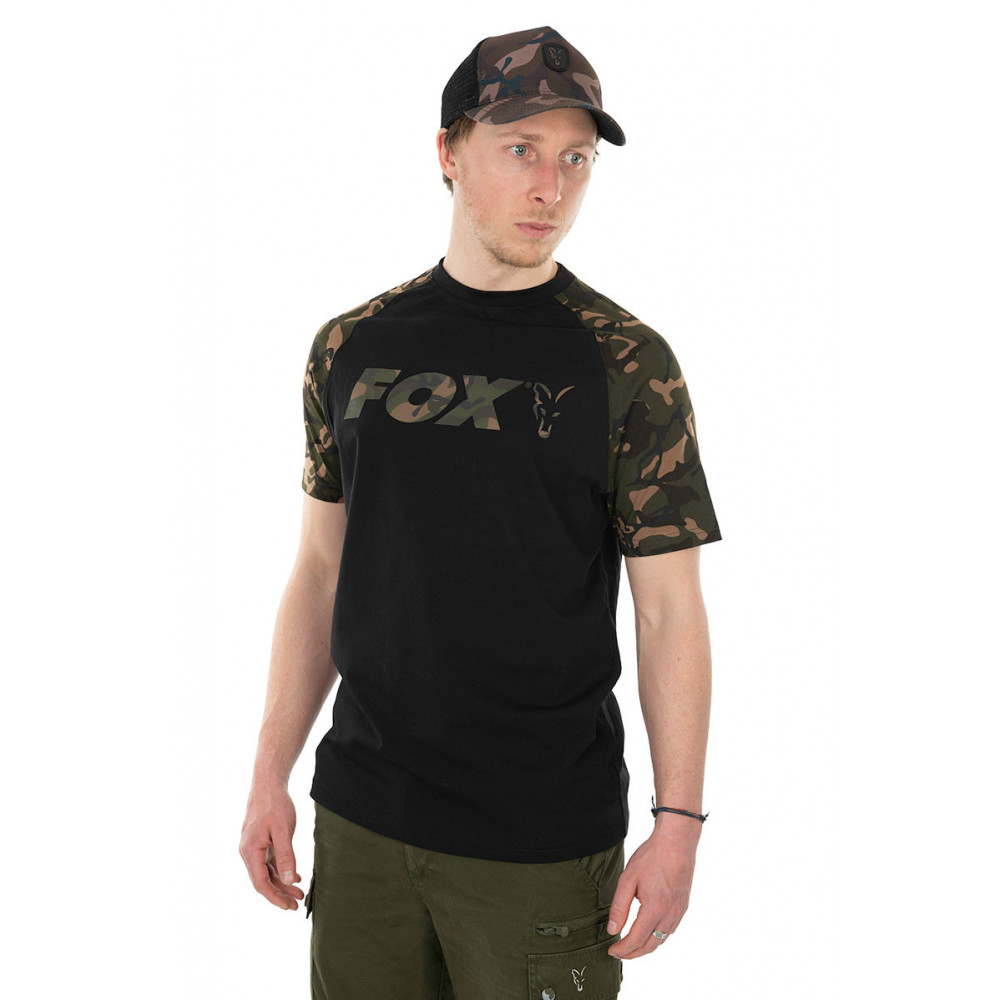 Fox Black/Camo Long Sleeve T-Shirt Angelshirt 